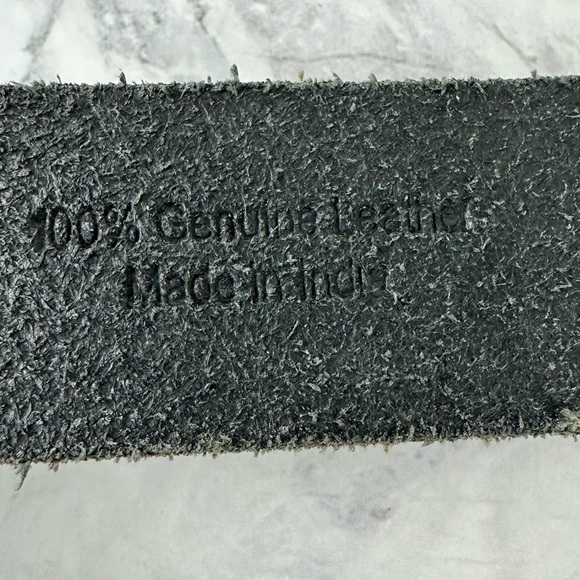 Abercrombie & Fitch genuine leather western belt - Picture 3 of 6